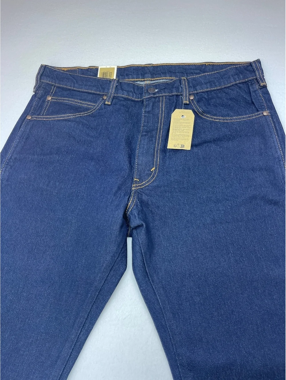 Levi's 557 Western Straight Stretch Jeans 36x29 Dark Blue Denim